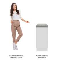 Gabinete Bajo Cocina Madesa Glamy 35cm 1 Puerta Blanco - Blanco - Ver 5