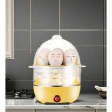 Steamer Boiler 2 Tiers Egg Boiler Multifunctional - Ginger - View 7