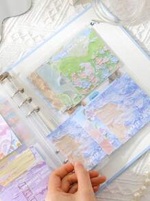 10pcs Clear Photo Album Page Back To School - Clear - View 3