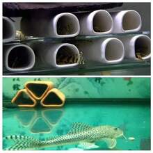 For Fish Shrimp Fish Tank Decoration New Ceramic Aquarium Breeding Housing Cylinder Cave Landscape Accessories Shelter Ornament