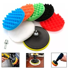 Almohadillas 7 Pulgadas Pulidora Esponja Encerado Borla 8pzs Vmingo Mexico - Multicolor - Ver 3