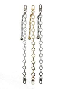 Elegant Rhinestone Design Metallic Bag Chain Charm Accessory European And American Style Beach Vacation Y2K - Multicolor - View 7