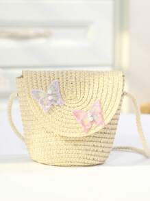 1pc Kids Cute Flap Cover Adjustable Shoulder Strap Crossbody Bag, Suitable For Snacks & Coins, Daily Use - Clamshell Bag - View 15