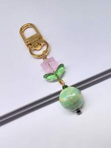 Beau porte-clés en métal, anneau porte-clés, décoration pour portefeuille, sac à dos, accessoire de voiture suspendu, étui pour écouteurs, cadeau pour femme, porte-clés en alliage de fer adorable, pour toute l'année