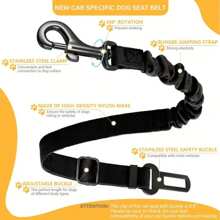 1pc Pet Car Safety Leash, Retractable Car Traction Rope, Safety Belt, Dog Car Safety Leash, Pet Supplies - Multicolor - View 6
