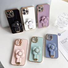 Windmill Stretching Holder Phone Case Compatible With IPhone 6/7/8/X/XS/XR/11/12/13/14/15/16, Galaxy S9/S10/S20/S21/S22/S23/S24/S25, A03/A04/A05/A06/A12/A13/A14/A15/A16/A21S/A22/A23