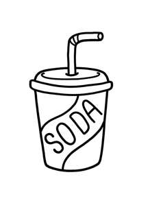 1pc 52 Page Food Drink & Sweets_coco Coloring Book For Adults And Kids, Bold And Easy Back To School Wyo Colouring Book Gifts Toys For Girls And Boys Teen Kids Toys Colouring Books [ Hand Drawn Must-Have ] Food Drink&Sweets-52Page Drawing Coloring Books With Zero Foundation Copying And Stress Relief Graffiti