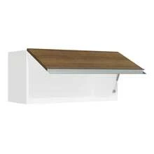 Gabinete Bajo Cocina Madesa Glamy 70cm Color Blanco/marrón - Blanco y Marrón - Ver 5