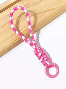 1pc Colorful Keychain Lanyards, Keyring, Phone Accessories, Short Leash Clips, Cellphone Case Keychain Gift Souvenir Car Accessories Bag Charm School Cute Goth Y2k - Color - View 17