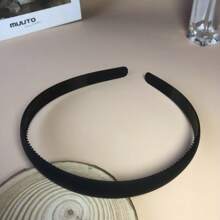 1 Pezzo Fascia per capelli elastica di colore solido opaco da donna, semplice, alla moda, multifunzionale, elegante, accessorio per capelli di alta qualità di colore solido per uso quotidiano, versatile, dall'atmosfera gentile, adatta per casual, feste, pendolarismo, vacanze, acconciatura, lavaggio del viso/bagno, trucco, accessorio di abbigliamento, fascia per capelli, cerchietti per capelli
