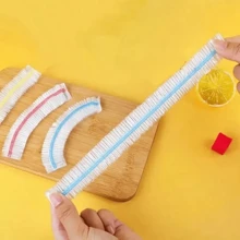 500PCS Colorful Disposable Food Cover Fruit Fresh-Keeping Plastic Bag Transparent Plastic Bag Color Cling Film Value Pack Color Disposable Food Cover Plastic Wrap PE Fresh-Keeping Film Bag Storage Kitchen, For Outdoor, Camping