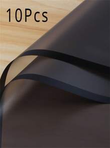 10Pcs Translucent Flower Bouquet Wrapping Paper Korean Flower Wrapping Paper, Jelly Film Waterproof Flower Shop Wrapping Paper Material, DIY Gift Wrapping Paper, Holiday, Wedding, Graduation Season, Birthday Flower Shop Materials. - Multicolor - View 21