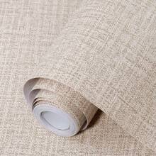 1 Roll Light Gray Linen Wallpaper Home Decor Self Adhesive Peel And Stick Wall Paper For Bedroom Dinning Room Kitchen Cabinets Wall Stickers Thicken Mildew-Proof Removable Contact Paper For Countertops Furniture Renovation Wall Art Bedroom Decor Home Decor Living Room Party Decorations Living Room Decor Office Decor Home Decor Items Wall Decor Bathroom Decor Room Decoration Stuff House Decor Wallpapers