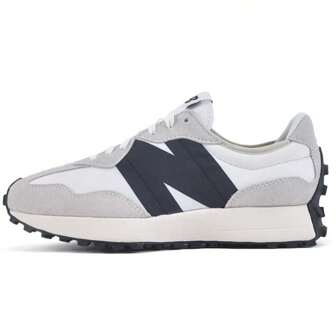 New Balance أحذية جري نسائية من طراز 327، مقاومة للإمساك وامتصاص الصدمات للياقة البدنية والتدريب الرياضي الداخلي/الخارجي، أحذية رياضية MS327FE-D