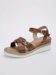 2025 Latest Platform Sandals For Women, Fashion Adjustable Buckle Strap Soft Sole Summer Outdoor Slippers