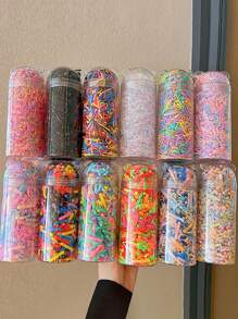 1800/2000个一次性发圈，女士时尚可爱款，多种颜色，粗细款式可选，适合日常使用和送礼。马尾辫发圈、发绳、橡皮筋、发圈、发饰、发饰、发圈、发饰、发带 - 彩色 - 查看 9