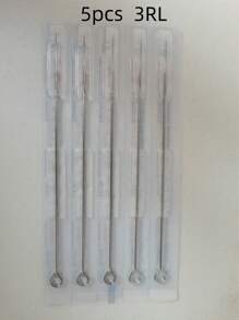 50pcs/100pcs Disposable Sterile Tattoo Needles Assortment, 3RL,5RL,7RL,9RL,5RS,7RS,9RS,5M1,7M1,9M1 Tattoo Cartridge Needles, Includes Grip Tips, Ink And Magnifier Glasses