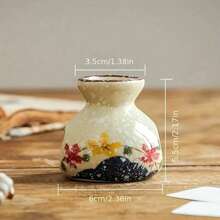 1 件复古陶瓷牙签架 - 创意厨房和餐厅装饰，适合家庭和餐厅使用 - 彩色 - 查看 8