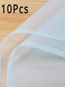 10Pcs Translucent Flower Bouquet Wrapping Paper Korean Flower Wrapping Paper, Jelly Film Waterproof Flower Shop Wrapping Paper Material, DIY Gift Wrapping Paper, Holiday, Wedding, Graduation Season, Birthday Flower Shop Materials. - Multicolor - View 19