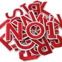 26pcs Iron On Letters, Letter Patches With Ironed Adhesive, Decorate Iron On Letter Patches, Alphabet Embroidered Patch A-Z For T-Shirts, Jeans, Jackets, Socks, Bags, DIY Accessories - Multicolor - View 14