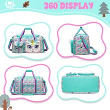 1pc Kids Duffle Bag Girls Travel Bag For Kids Overnight Bag For Kids Sports Bag For Girls Weekender Bag Gym Bag For Boys With Shoe Compartment Messenger Bag
