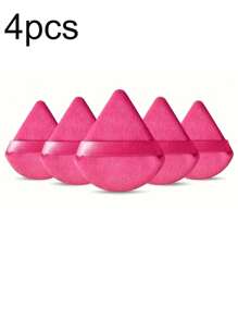 Juego de 10 piezas de esponjas de maquillaje, que incluye 4 esponjas de maquillaje triangulares, una esponja de maquillaje con terciopelo, esponjas de maquillaje con correa y esponjas faciales reutilizables para limpieza y maquillaje en seco/húmedo