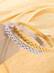 1 pezzo Bracciale in acciaio inossidabile a forma di ingranaggio, di design alla moda, gioiello adatto per uomini e donne, idoneo per uso quotidiano, festival musicali e feste