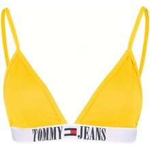 Tommy Jeans UW0UW04079ZGQ Women's Bikini Top In Yellow ✅ Delivery 24/72h To Spain (Peninsula) - Yellow - View 1