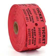 1 rollo de 1000 boletos de rifa en azul, verde y morado (múltiples opciones de color), rollo doble, boletos para eventos, entrada, recompensa de clase, recaudación de fondos y premios (500 pares), útiles escolares, de vuelta al colegio