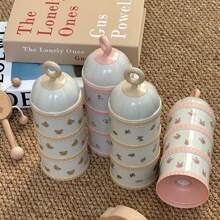 1pc Portable Milk Powder Dispenser Box, Airtight Moisture-Proof Cartoon Baby Food Storage Container - Multicolor - View 7