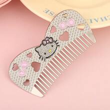 Sanrio 1 pièce Peigne à cheveux mignon Hello chat de Sanrio, accessoire de mode pour cheveux dessin animé, outil de coiffure populaire