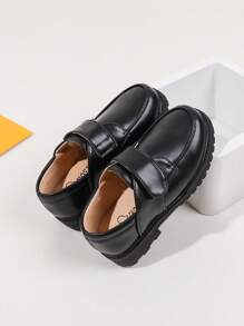 男童时尚黑色牛津鞋，适合上学和婚礼 - 黑色 - 查看 10