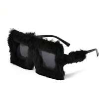 Y2K 复古模糊时尚眼镜，女士超大渐变色眼镜，适合海滩派对、夜店等各种场合，女士时尚眼镜，秋冬穿搭，海滩配饰，复古 Y2K 基本款，商务休闲，夏季海滩度假，户外旅行，返校礼物 - 彩色 - 查看 13