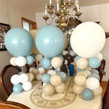 1/2/5/8/10 jeux de kit de support de ballon avec base auto-adhésive pour le bureau, convient pour le mariage, l'anniversaire, le remplissage de ballon de fête, la décoration de fête de vacances, accessoires de décoration