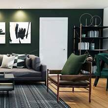 ucdfi 1 卷哑光纯色壁纸，防水自粘乙烯基接触纸，壁纸剥离和粘贴，用于卧室装饰台面家具，厨房可移除 PVC 墙面装饰用于家庭装修贴纸墙纸墙贴墙贴 - 墨綠 - 查看 8