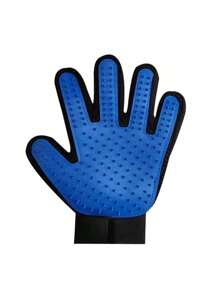 1 par de guantes para el aseo de mascotas - Cepillo suave para desenredar, apto para perros y gatos - Masajea y estimula la circulación - Fácil de usar y limpiar - Multicolor - Ver 10