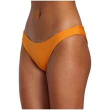 RVCA Tangerine Shimmer Cheeky Bikini Bottom For Women In Orange ✅ Delivery 24/72h To Spain (Peninsula) - لون برتقالي - مشاهدة 2
