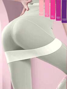 1 حزمة من أشرطة المقاومة بدرجات اللون الوردي لتدريب القوة والقبضة والرياضة ، أشرطة مناسبة للوركين والأرداف والركبة أثناء تمارين الإنحناء - متعدد الألوان - مشاهدة 7