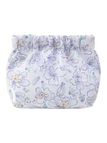 1 件女士化妆包、口红袋、便携式按扣印花化妆包、迷你零钱包、教师礼物、旅行必备品、学生礼物、化妆工具收纳包、适用于假日海滩、浴室收纳、卧室收纳、大容量