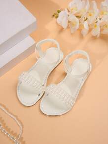 2025 Summer New Comfortable Light Non-Slip Beach Flat Sandals - White - View 3