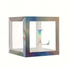 1 pièce Boîte à lettres transparente personnalisée pour anniversaire, mariage, boîte à ballons avec nom, décorations pour 1er anniversaire, miel/chérie/chéri, décorations de Noël, grande boîte transparente, décorations pour fête, décoration de maison, décoration de cheminée, boîte de douche (les matériaux en papier sont sujets à la casse)