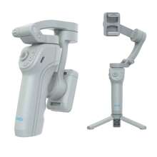 Multifunction Three-Axis Stabilizer 360 Tracking Cell Phone Holder - Grey - View 4