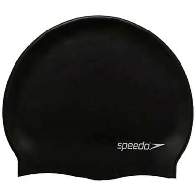 Speedo Berretto Plain Flat Silicone per uomo e donna in colore Nero ✅ Consegna in 3-5 giorni