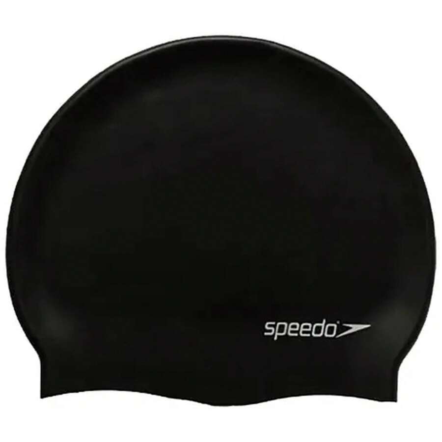 Speedo Plain Flat Silicone Cap For Men And Women In Black ✅ Delivery 24/72h To Spain (Peninsula) - Black - View 1