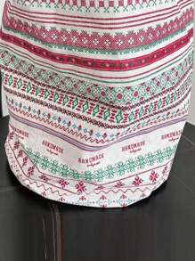 斯堪的纳维亚风格简约亚麻脏衣篮、玩具收纳箱、可折叠衣物收纳篮、防水布洗衣篮 - 彩色 - 查看 12