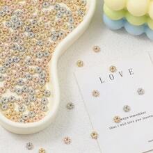 500pcs 6mm Snowflake CCB Plastic Beads For Jewelry Making Handmade DIY Bracelet Accessories