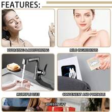 To Deeply Cleanse The Body, Face And Hands With A Piece Of Rice Soap - Dusty Pink - View 6