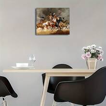 A Wall Art Of Aboriginal Horse Riding Warrior-Suitable For Families And Office Decorations, Ideal Bachelor Party Gift, Unique Western Theme Living Room Bedroom Pendants, 1 Pc Keywords Wooden Framed Canvas Painting-Thickness 2.25cm/0.9Inch, Home Gift Decoration, Room Decoration Aethetic, Wall Decoration, Perfect Gift, Autumn And Winter Wall Decoration, Living Room Decoration, Bedroom Decoration, Kitchen Decoration, Entry Decoration, Bath Decoration, Direct Wall Painting, High Quality Wall Painting Poster
