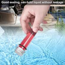 1/5/10/30个塑料试管45ml/50ml/110ml透明塑料试管口香糖试管，浴盐瓶圣诞生日礼物透明塑料试管，食品接触级试管瓶，糖果瓶，带螺旋盖的塑料试管 - 彩色 - 查看 6