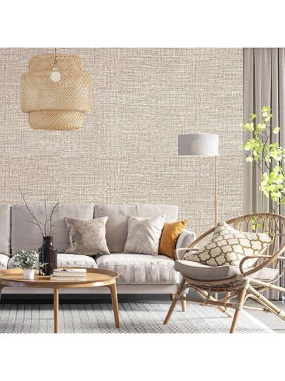 Roll Verlichting Grijs Linen Wallpaper Home Self Adhesive Peel Stick Wand Paper Bedroom Dinning Room Kitchen Cabinets Stickers Thicken Mildew Proof Removable Contact Countertops Furniture Renovation Art Living ations Office Items Bathroom ation Stuff Ho Wallpapers view 5
